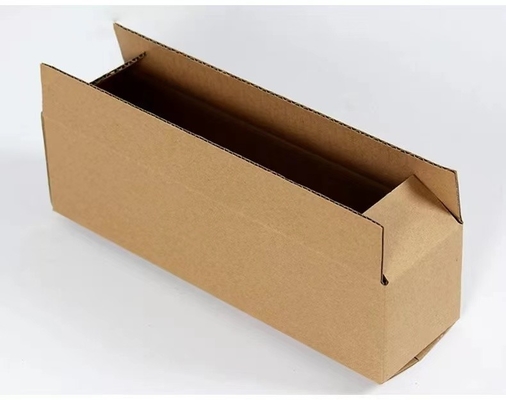 Cuboid กระดาษคราฟท์กล่องลูกฟูกกล่องจัดส่งเฟอร์นิเจอร์ 9cmx9cmx27cm