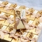 กล่องกระดาษบรรจุภัณฑ์ช็อคโกแลตยุโรป 8.66 * 8.66 * 2.56 ในกล่องขนมกันน้ำ