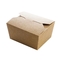 CMYK Pantone Kraft กล่องสลัดพาสต้า OEM ODM กล่องอาหารกลางวันแบบใช้แล้วทิ้ง