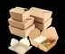 750ml ถึง 2000ml กล่องแซนวิชย่อยสลายได้เป็นมิตรกับสิ่งแวดล้อมภาชนะบรรจุอาหารที่ใช้แล้วทิ้ง