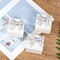 ผ้าไหมพิมพ์สกรีนกระดาษเครื่องประดับบรรจุภัณฑ์ 2 แหวนกระดาษแข็งกล่องแต่งงาน