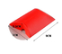 ฟอยล์ปั๊มร้อนสีแดงบรรจุภัณฑ์กล่องกระดาษคราฟท์ 9cm * 7cm * 2.5cm